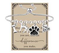 SEIRAA Greyhound Bracelet Greyhound Owner Gifts Greyhound Lover Gifts Greyhound Dog Jewelry Long Nose Dog Bracelet, L, Stainless Steel, no gemstone