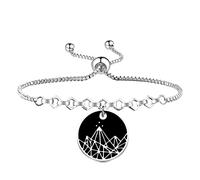 SEIRAA High Lady Jewelry To The Stars Bookish Gift Book Lover Gifts, 1.5cm, Stainless Steel, no gemstone