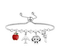 SEIRAA Love Game Bracelet Space Character Gifts Game BF Jewelry, L, Stainless Steel, no gemstone