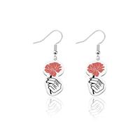 SEIRAA Musical the Drama Gift Musical Theater Earring Acting Drama Jewelry Gift, Stainless Steel, No Gemstone