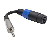 Seismic Audio - 1/4" TS Male to Speakon Adapter Patch Speaker Cable