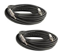 Seismic Audio Q12TW50-2Pack 50-Feet 1/4 to 1/4-Inches Speaker Cable 12-Gauge 2 Conductor, Pair