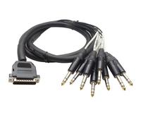 Seismic Audio - SA-DB8T5 - DB25 to 8 Channel 1/4" TRS 5 Foot D-Sub Snake Cable Patch Bay Interface Modular Cable