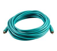 Seismic Audio SA-PGSR25Green 25 Foot Green RCA Male to RCA Female Audio Extension Cable AV RCA Extender Cord