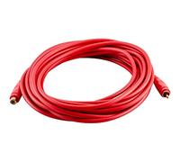 Seismic Audio SA-PGSR25Red 25 Foot Red RCA Male to RCA Female Audio Extension Cable AV RCA Extender Cord