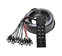 Seismic Audio SACB-8x4x100 8-Channel XLR Low Profile Circuit Board Snake Cable, 100-Feet