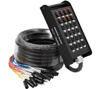 Seismic Audio - SAJT-16x8x50-16 Channel 50' XLR Snake Cable with 1/4" Returns