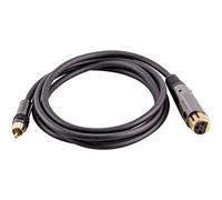 Seismic Audio SARCXLF-6Black Premium 6 Foot XLR Female to RCA Male Audio Patch Cable - 16 Gauge