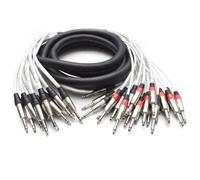 Seismic Audio - SAST-12-24-15-12 Channel 1/4" TRS Insert Snake Cable to 24 1/4" TS - 15 Feet