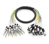 Seismic Audio - SAXT-16x5M - 16 Channel 5' XLR Male to 1/4" TRS Snake Cable