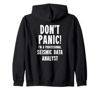 Seismic Data Analyst Zip Hoodie