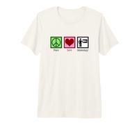 Seismologist Peace Love Seismology Premium T-Shirt