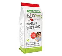 Seitenbacher Organic Strawberry Chocolate Muesli I Spelt I Whole Grain I Wheat Free I Pack of 2 (2 x 454 g)