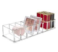Seitop Detachable Makeup Organiser, 8 Compartments Clear Acrylic Cosmetic Storage Organizer Jewellery Display Boxes Drawer Organizers Case for Dresser Vanity Bathroom Kitchen
