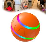 Seivble Smart Jumping Ball for Dogs, Viral Shaky Ball, Automatic Moving Shaking Bouncing Dog Toy, Interactive Rolling Dog Toy for Small Medium Large Dogs (Orange, for Medium Large Dogs)