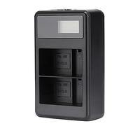 SEIVI EN-EL15 Portable Camera Battery Charger LCD Electric Quantity Display Dual SlotV1 D500 D600 D610 D750 D800 D7000