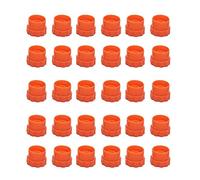 SEIWEI 100 PCS Syringe Tip Caps, Plastic, Sterile, Regular, Type 5, 100 Count