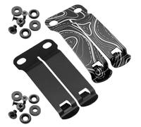 SEIWEI 2pcs Monoblock Holster Clip with Screw, Black/Contour-lines
