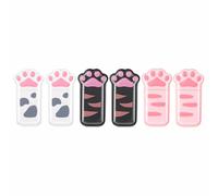 SEIWEI 6 PCS Cat Claw Styling Correction Tapes, Smooth 5mm Coating Width, Adorable Cartoon Design for Writing, Office, and Study