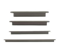 SEIWEI Cabinet Handles,4pcs 192mm Kitchen Cupboard Drawer Handles, Vintage Cabinet Handles,Door Bow Pull Handles Furniture Pulls for Kitchen Cabinet, Dressers, Cupboard, Door, Wooden Gates (Grey)