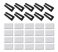 SEIWEI Ceiling Fan Blade Balancing Kit, 10Pcs Fan Balancing Clips and 20Pcs Self-Adhesive 5G Weight Practical Fan Balance Kit for Ceiling Fan Weight Balancing