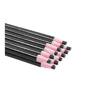 SEIWEI Fabric Chalk Pencils for Sewing, Black 12 Pieces of Fade-resistant & Water-insoluble Hand-torn Tailor Chalk Pencils for Marking and Tracing