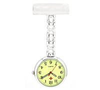SEIWEI Fob Watches for Nurses, Retractable Nurse Watch, Clip-On Hanging Nurse Fob Watch Hanging Pocket Fob Watches for Men Women, Daily Waterproof Quartz Nurse Doctor Nurses Paramedic (Luminous)