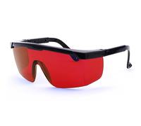 SEIWEI Safety Glasses for Lasers, 190nm - 540nm OD 5+ Laser Engraver Protective Goggles Eye Protection Eyewear for Work [1x Red]
