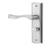 SEIWEI Stainless Steel Door Handle Lever Door Lock Lockset for Entrance or Passage，A Type