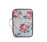 SEIWEI Waterproof A4 Document Case Portfolio Folder, Oxford Cloth Multi-Functional Document Bag with Zip and Handle for Books, Papers, Notebooks