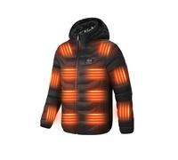 SEIWEI XL Electric Heated Vest, Washable Rechargeable Heated Waistcoat Winter Body Warmer Jacket Heated Gilet Coat for Outdoor Activities (Power Bank Not)