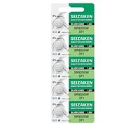 Seizaiken 371 SR920SW 1.55V 0% Hg Silver Oxide Watch Battery (5 Batteries) Made in Japan by Seiko