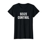 Seize Control Value Graphic T-Shirt, Women, Black, M
