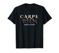 Seize Day Carpe Latin Text Diem Inspirational Sunrise T-Shirt