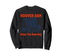 Seize The Dam Day Hoover Dam Nevada Retro Camera Trip Sweatshirt