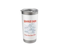 Seize The Dam Day Hoover Dam Photo Camera Nevada Tourist Pun Stainless Steel Insulated Tumbler