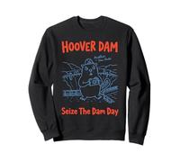 Seize The Dam Day Hoover Dam Photo Camera Nevada Tourist Pun Sweatshirt