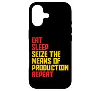 Seize The Means Of Production Eat Sleep Repeat Communist Case for iPhone 17
