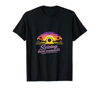 Seizing Local Moments Lavender Gold Pride Badge T-Shirt