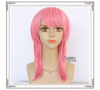 SEIZIS Anger Santo Haru Chikage Tokyo Avenger Long straight hair with inward pink hair cos wig Santo Haru Chikage (Pink) Cosplay Anime Wig Coser