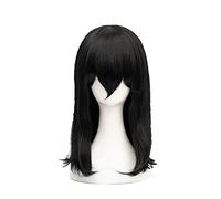 SEIZIS Anime Role Play For Attack On Titan Mikasa Ackerman 45cm Long Black Heat Resistant Cosplay Wig Cosplay Anime Wig Coser