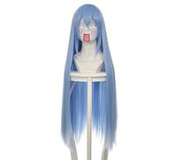 SEIZIS Anime Wig Akame Ga Kill Cosplay Esdeath Wig,Long Straight Blue Wig,Costume Halloween Wig,For Halloween,Costume Party,Anime Show,Cosplay Event,Concerts Cosplay Anime Wig Coser