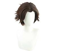 SEIZIS Anime Wig Arcane Cosplay Viktor Wig,Short Brown Wig,Costume Halloween Wig,For Halloween,Costume Party,Anime Show,Cosplay Event,Concerts Cosplay Anime Wig Coser
