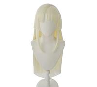 SEIZIS Anime Wig BanG Dream!Cosplay Kokoro Tsurumaki Wig,Light Blonde Long Straight Wig,Costume Halloween Wig,For Halloween,Costume Party,Anime Show,Cosplay Event,Concerts Cosplay Anime Wig Coser