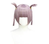 SEIZIS Anime Wig Call of the Night Cosplay Nazuna Nanakusa Wig,2 Braids Purple Pink Wig,Costume Halloween Wig,for Halloween,Costume Party,Anime Show,Cosplay Event,Concerts Cosplay Anime Wig Coser