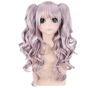 SEIZIS Anime Wig Charlotte Cosplay Tomori Nao Wig,2 Ponytails Long Curly Wig,Costume Halloween Wig,For Halloween,Costume Party,Anime Show,Cosplay Event,Concerts Cosplay Anime Wig Coser