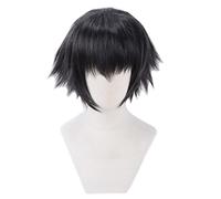 SEIZIS Anime Wig Devil May Cry Cosplay Lady Wig,Short Black Wig,Costume Halloween Wig,For Halloween,Costume Party,Anime Show,Cosplay Event,Concerts Cosplay Anime Wig Coser