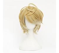 SEIZIS Anime Wig Diabolik Lovers Cosplay Sakamaki Shu Wig,Short Blonde Wig,Costume Halloween Wig,For Halloween,Costume Party,Anime Show,Cosplay Event,Concerts Cosplay Anime Wig Coser