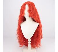 SEIZIS Anime Wig Elden Ring Cosplay Malenia Blade of Miquella Wig,Orange Long Curly Wig,Costume Halloween Wig,For Halloween,Costume Party,Anime Show,Cosplay Event,Concerts Cosplay Anime Wig Coser