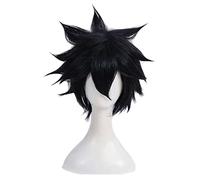 SEIZIS Anime Wig Fairy Tail Cosplay Gray Fullbuster Wig,Short Black Wig,Costume Halloween Wig,For Halloween,Costume Party,Anime Show,Cosplay Event,Concerts Cosplay Anime Wig Coser